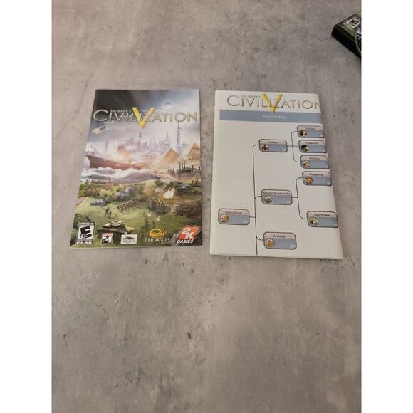 Civilization 5 - Sid Meier (PC, DVD, 2010) Complete With Manual And Poster - Picture 5 of 11